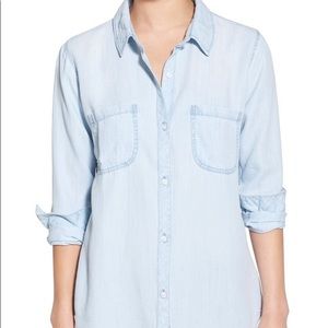 Rails Chambray button down shirt. Size Large.